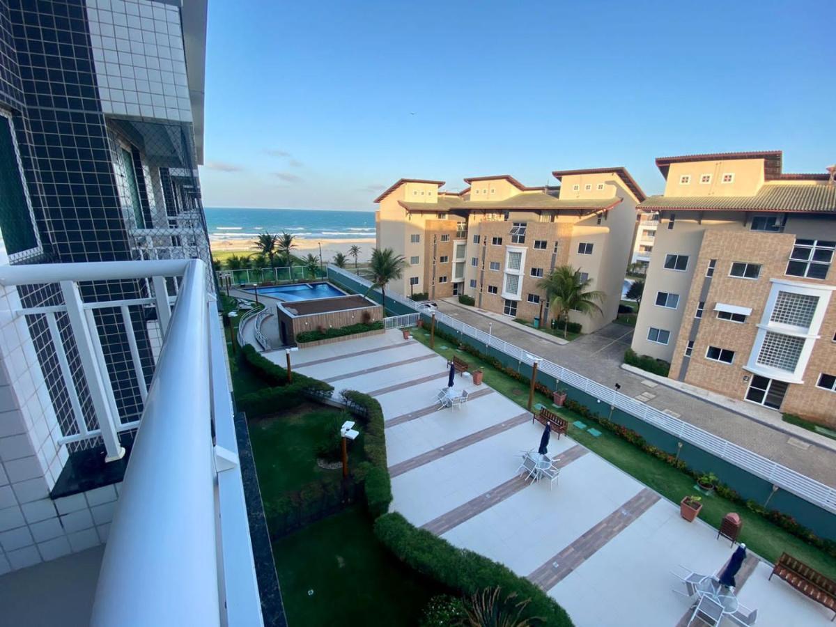 Apto Vista Mar E Pe Na Areia No Beach Way A 300M Do Beach Park Aquiraz Exteriör bild